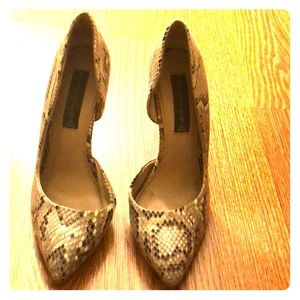 Steven by Steve Madden snakeskin heels